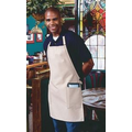 F53 Signature Khaki Bib Apron w/ 2 Pockets & Slider Neck Adjustment